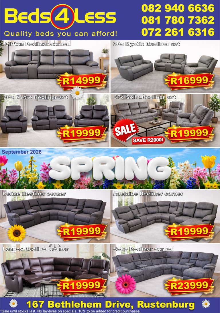 Beds4Less catalogue - Recliners